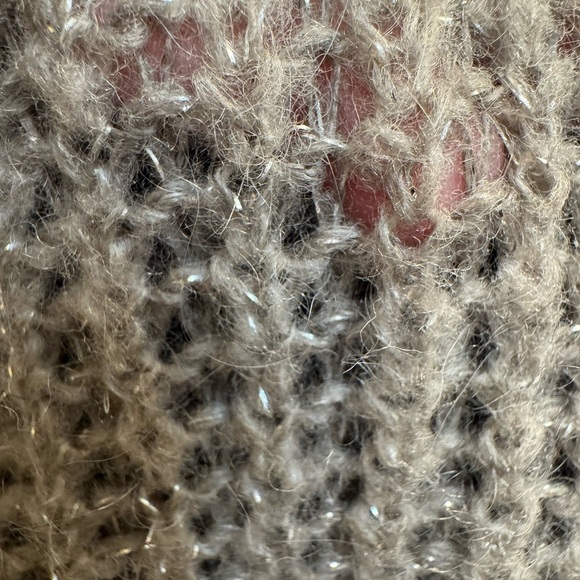 THE PORTER COLLECTIVE CRICKET Sweater Size SM Gray Grey Shimmer Italian EUC - Picture 10 of 15